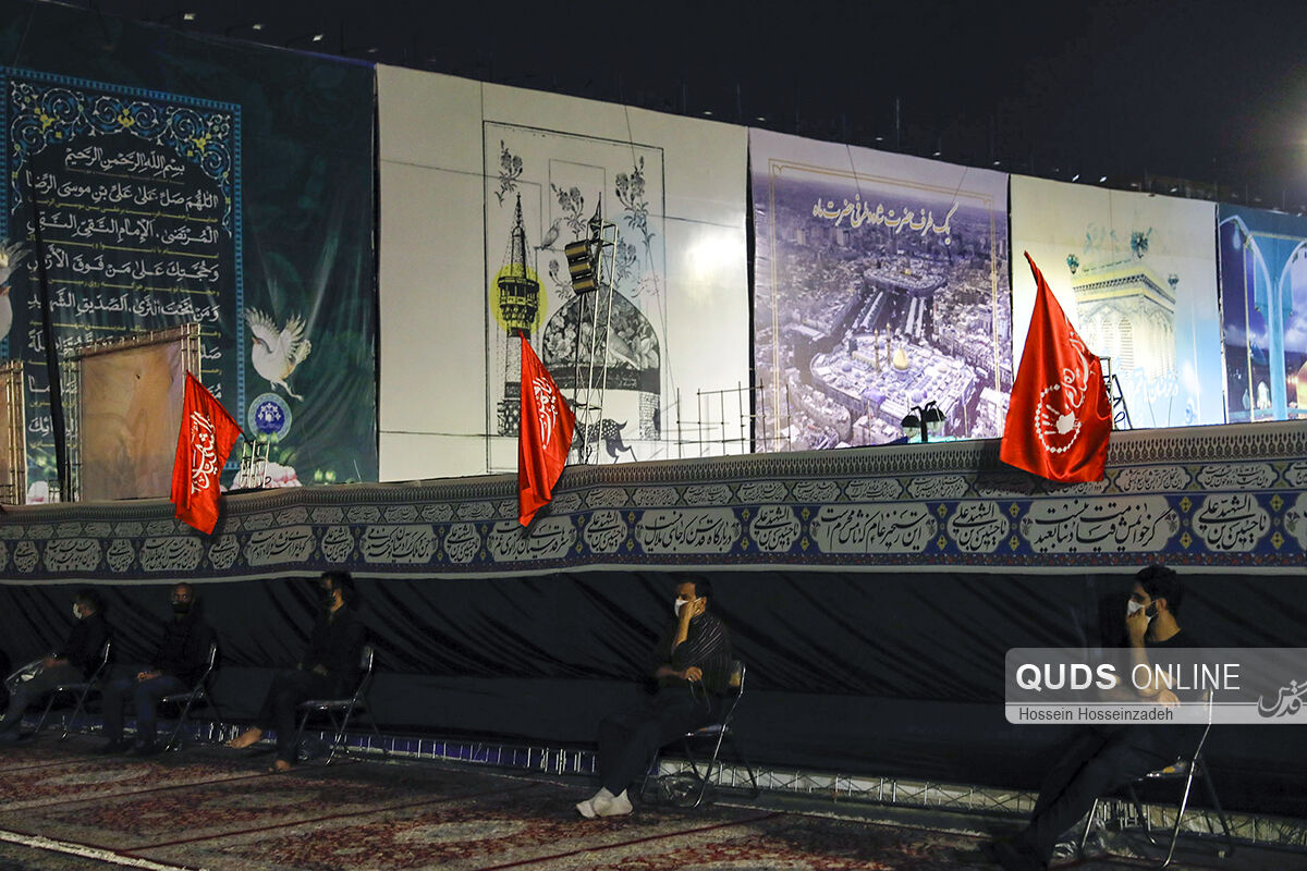 عزاداری دهه اول محرم در میدان شهدا