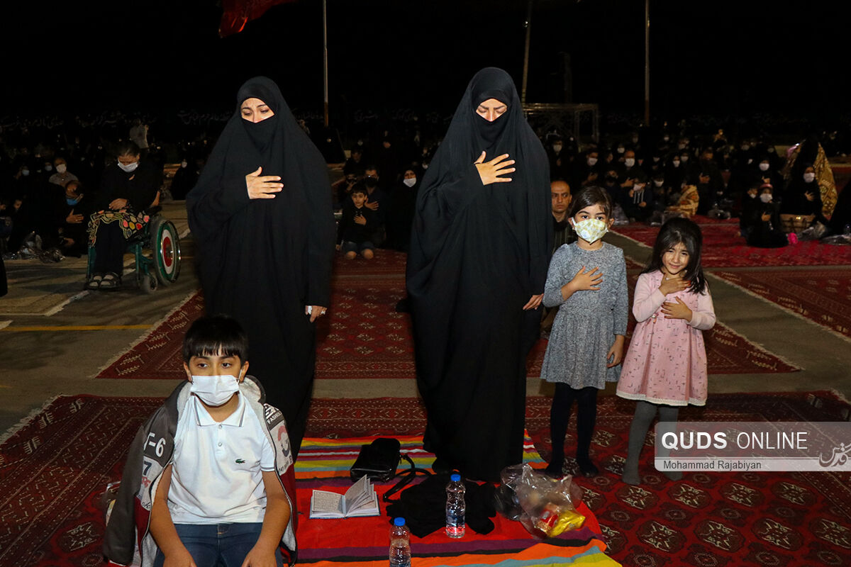 عزاداری دهه اول محرم در کوه پارک مشهد