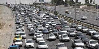 وضعیت ترافیک جاده‌های خروجی تهران

