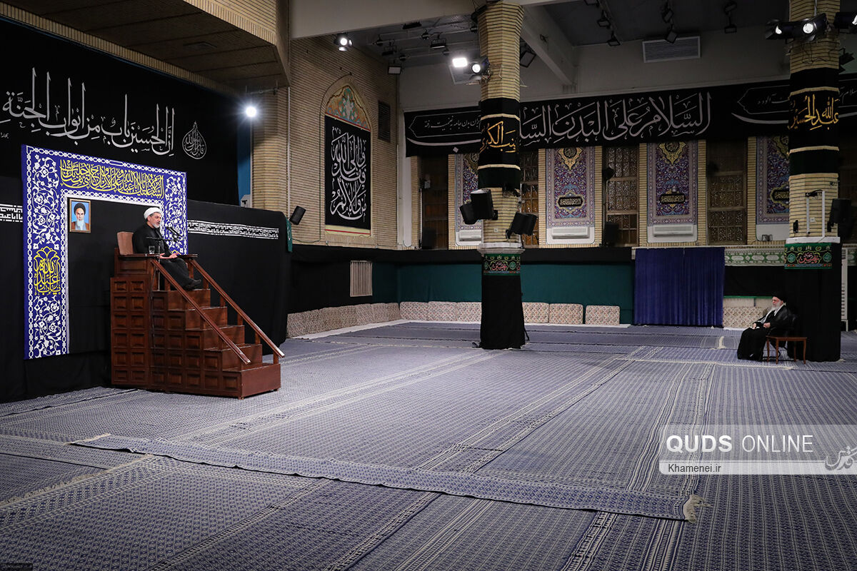 عزاداری شب تاسوعا در حسینیه امام خمینی (ره)
