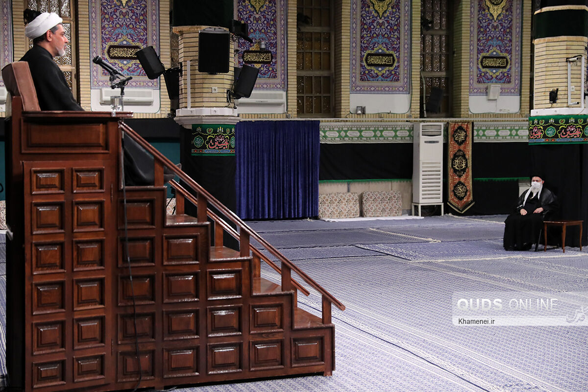 عزاداری شب تاسوعا در حسینیه امام خمینی (ره)
