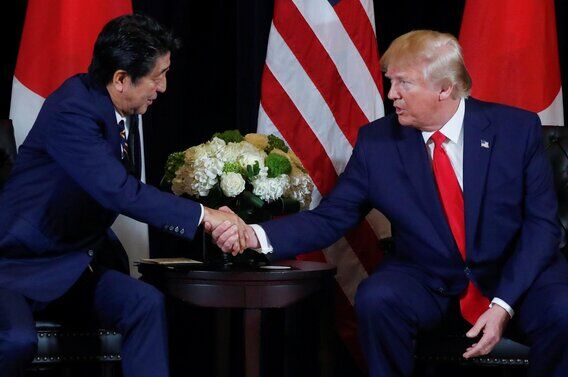 ترامپ شینزو آبه را «عالی‌ترین» نخست‌وزیر توصیف کرد