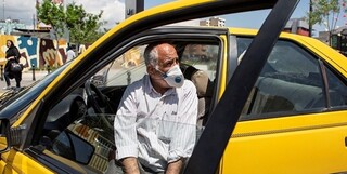 توزیع ماسک رایگان بین تاکسیرانان پایتخت/تخفیف انجام تست کرونا برای رانندگان