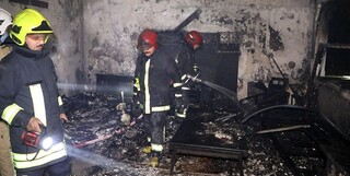 آتش‌سوزی مرگبار منزل مسکونی در مشهد با ۴ کشته و مجروح / مصدومیت یک آتش‌نشان