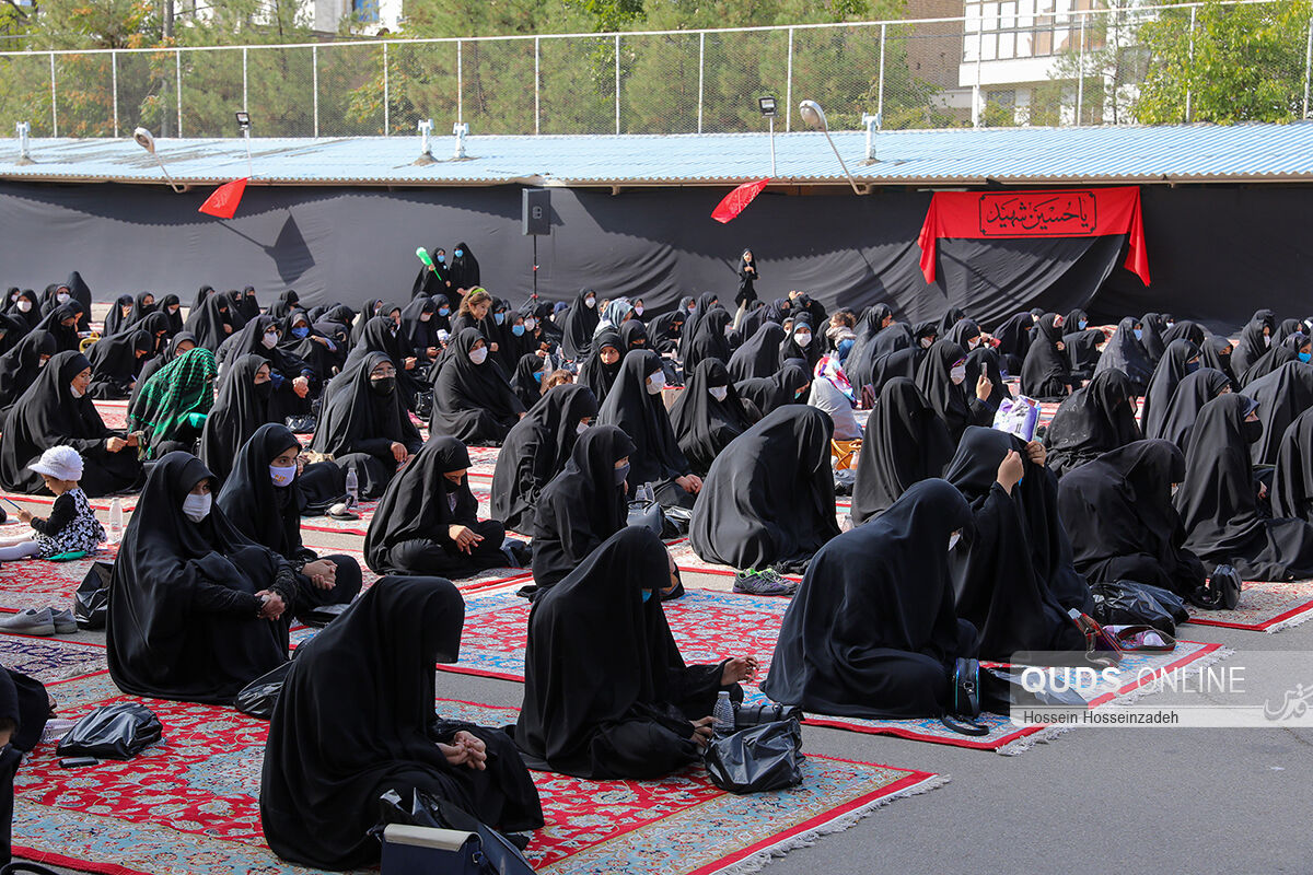 مراسم اربعین حسینی با حضور کاروان های دانش آموزی‎