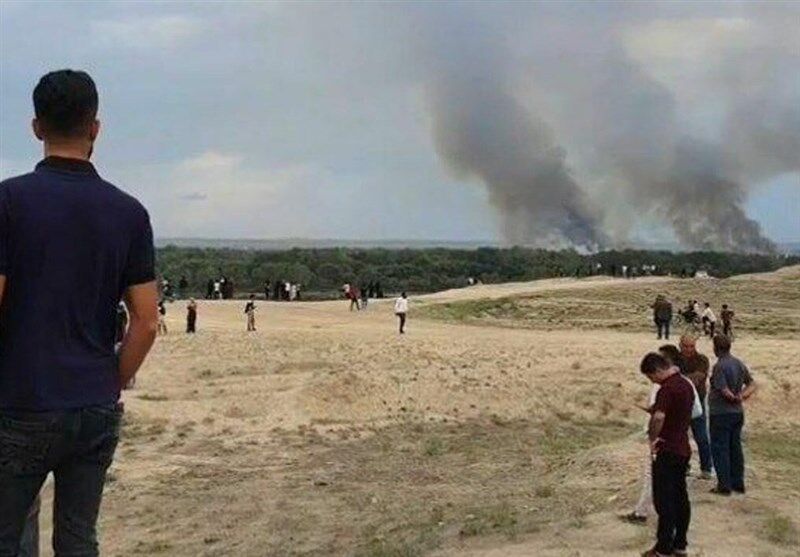 دود آتش جنگ قره‌باغ  به چشم روستائیان ایران می رود