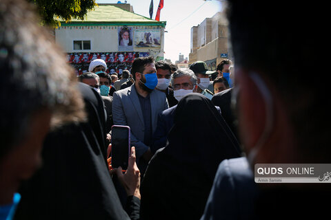 تجمع مردم مشهد در اعتراض به تخریب مسجد «هفت در»