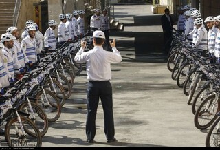 آغاز به کار پلیس دوچرخه سوار در منطقه هفت تهران