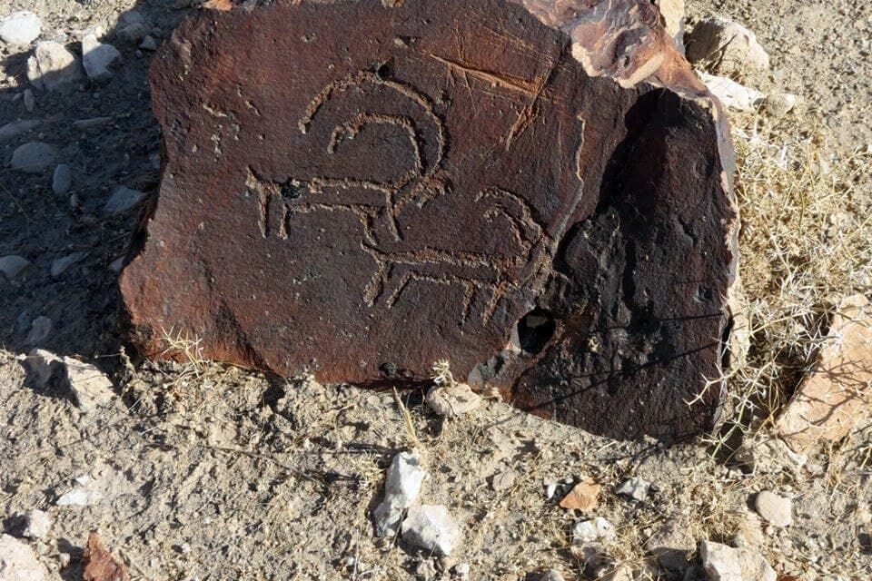 کشف یک مجموعه سنگ‌نگاره تاریخی در الیگودرز 