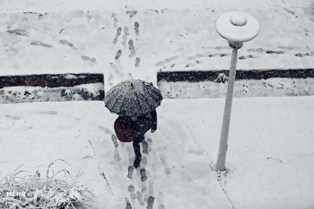 زیبایی‌های برف در شهرهای ایران+عکس