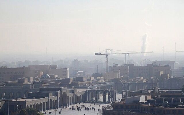 هوای هفت منطقه کلانشهر مشهد آلوده است