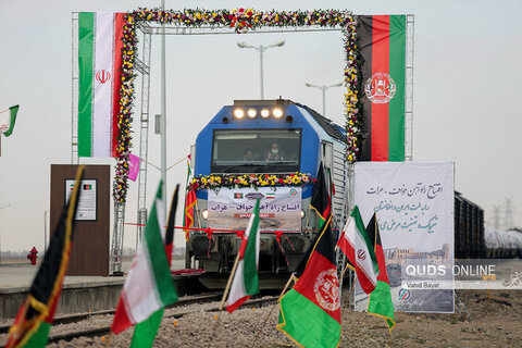 افتتاح ویدئو کنفرانسی رئیس جمهور از خط آهن خواف-هرات