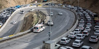 ترافیک سنگین در محور تهران-فشم/ تردد روان در جاده های شمال