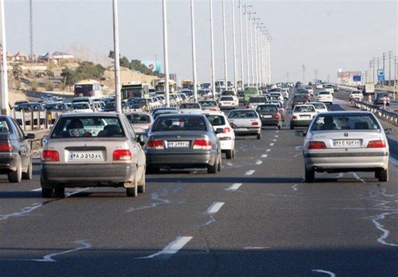 ترافیک ورودی و خروجی کلانشهر مشهد پرحجم است