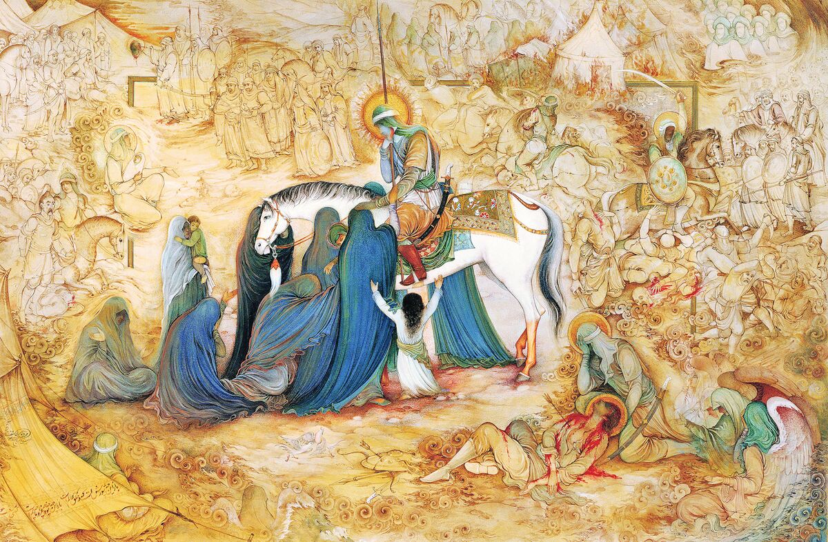 نقاشی ایرانی و ادبیات فارسی مثل دو برادرند