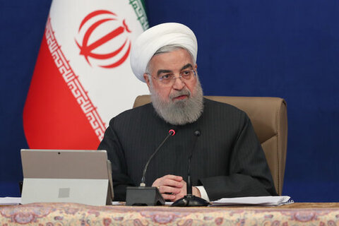 حسن روحانی: امروز باید کاری کنیم که جنگ عزتمندانه پایان یابد