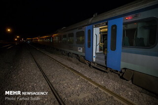 خروج قطار «زاهدان - تهران» از ریل خسارت جانی نداشت