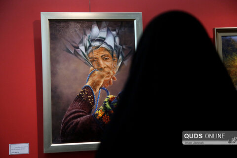 افتتاح نمایشگاه نقاشی" آوای درون" گرامیداشت زنان افغانستان در نگارخانه رضوان مشهد