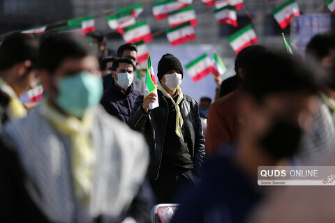 رژه موتورسواران یگانهای نظامی به مناسبت آغاز ایام الله دهه فجر