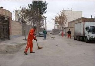 شهر تکانی بجنورد در آستانه نوروز ۱۴۰۰