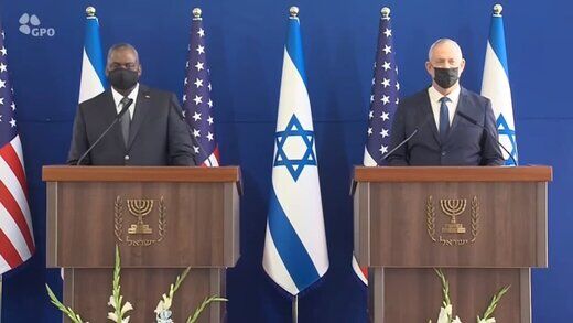 گانتس: هر توافقی با ایران باید امنیت ما را تضمین کند/آستین: متعهد به حفظ امنیت اسرائیل هستیم
