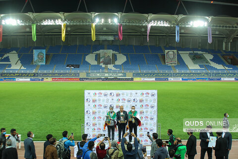 مراسم پایانی مسابقات بین‌المللی دو و میدانی جام امام رضا (ع) در مشهد