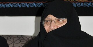پیکر همسر شهید سید مجتبی نواب صفوی در جوار حرم مطهر رضوی آرام گرفت