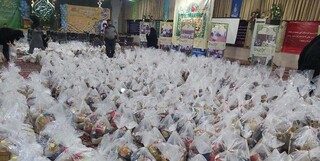 توزیع بیش از ۲ هزار بسته معیشتی ویژه شب یلدا در مناطق حاشیه شهر مشهد