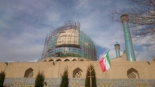 روی بام مسجد جامع عباسی چه خبر است؟