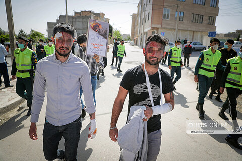 گرداندن حادثه‌آفرینان چهارشنبه‌سوری در شهر و مشاهده تبعات اقداماتشان