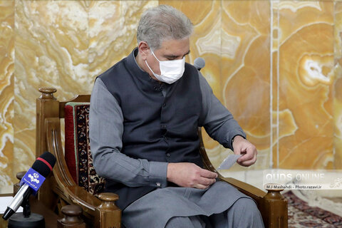 دیدار وزیر امور خارجه پاکستان با تولیت آستان قدس رضوی