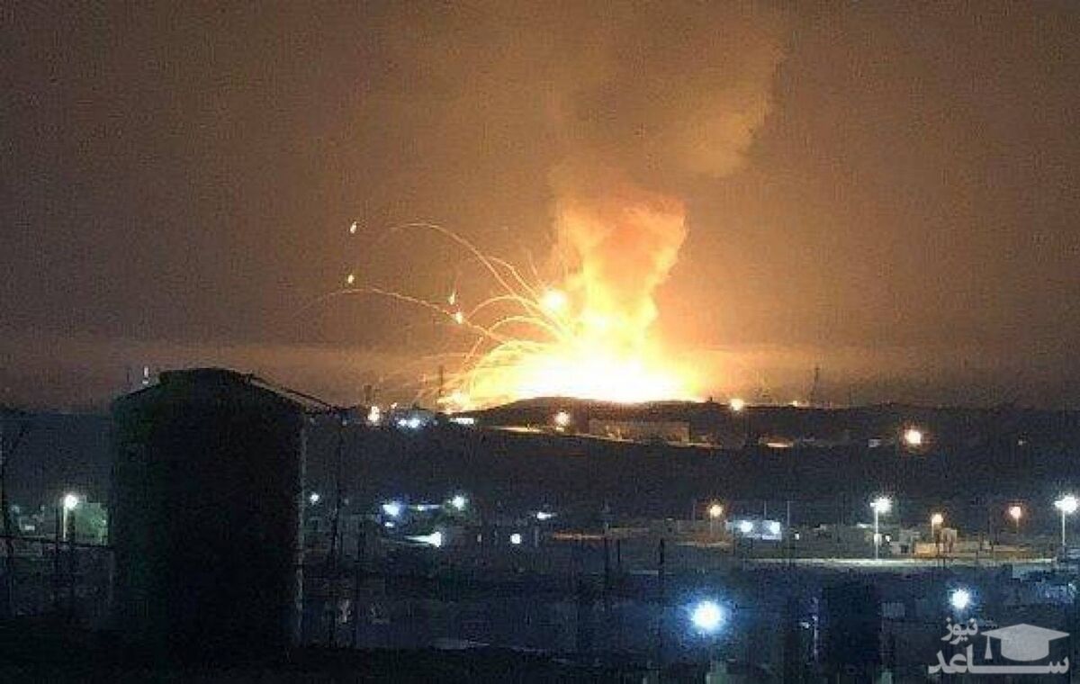  لحظه انفجار کپسول‌ اکسیژن در بغداد
