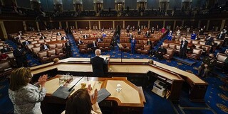 اولین سخنرانی جو بایدن در کنگره رکورد تعدادِ کم بینندگان تلویزیونی را شکست