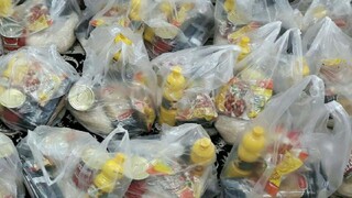 اهدای هزار بسته مواد مواد غذایی از سوی جمعیت هلال احمر قوچان به نیازمندان