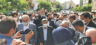 حواشی لحظه ورود "احمدی نژاد" برای ثبت نام در انتخابات ریاست جمهوری
