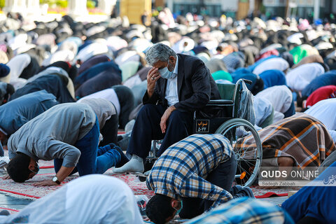 نماز عید فطر در حرم مطهر رضوی