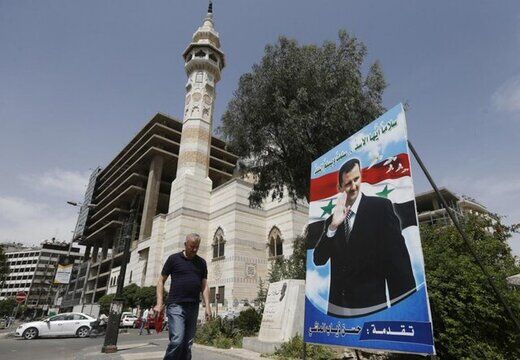 امید به تلاش؛ شعارکمپین انتخاباتی بشار اسد
