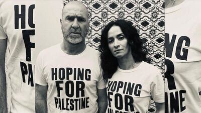 حمایت اریک کانتونا و همسر هنرمندش از مردم مظلوم فلسطین