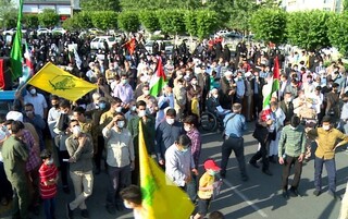 مردم کرج در محکومیت جنایات اخیر صهیونیست ها راهپیمایی کردند