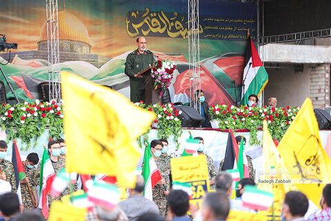 تجمع مردم مشهد در حمایت از مردم مظلوم فلسطین