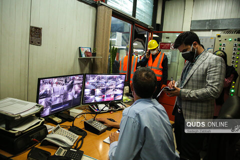 مانور واکنش در شرایط اضطرار در قطار شهری مشهد