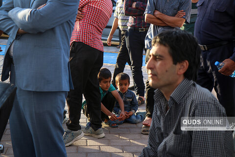 آیین بهره برداری از پروژه بوستان اردیبهشت در حاشیه شهر مشهد