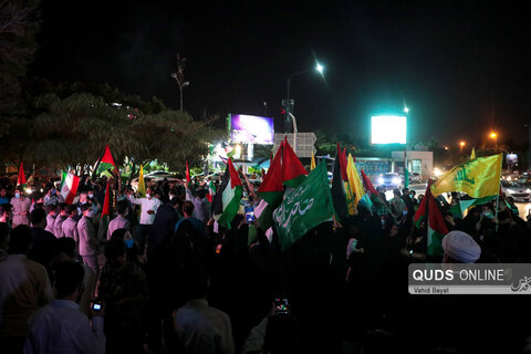 جشن پیروزی مقاومت اسلامی فلسطین بر رژیم صهیونیستی