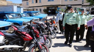 کشف ۱۵ دستگاه موتورسیکلت سرقتی در همدان