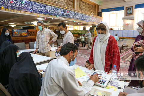 حضور پرشور مردم مشهد در انتخابات
