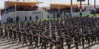 نخستین رژه نظامی الحشد الشعبی؛ نمایش قدرت عراق با حضور نخست‌وزیر+تصاویر
