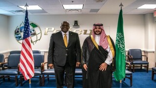 دیدار معاون وزیر دفاع عربستان سعودی با وزیر دفاع آمریکا