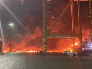 انفجار شدید دوبی را لرزاند