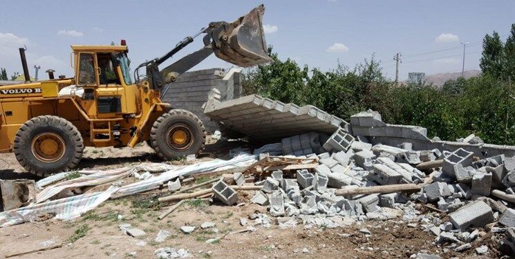 تخریب ۸۹ ویلا و ۱۵ مورد پی در ۷۴ هکتار از اراضی شهرستان مشهد