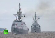 ناوگروه رزمی نیروی دریایی ارتش پاکستان وارد بندرعباس شد